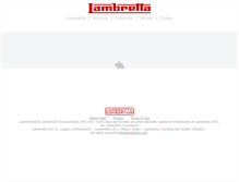 Tablet Screenshot of co.lambretta.com