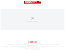 Tablet Screenshot of de.lambretta.com