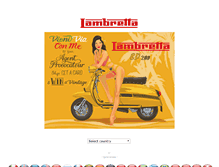 Tablet Screenshot of kr.lambretta.com